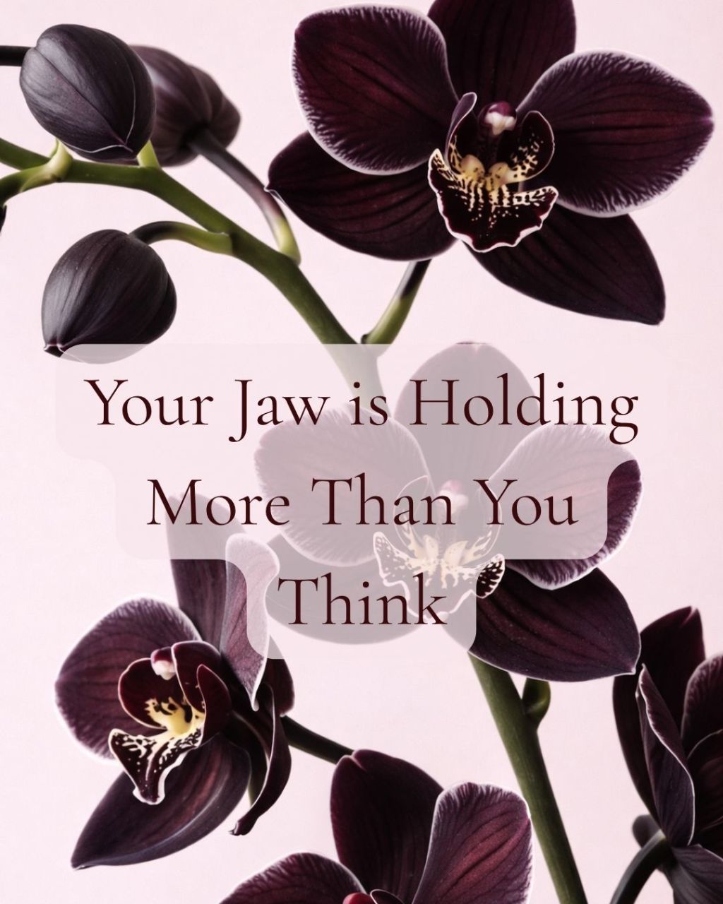 Your jaw is holding more than you think