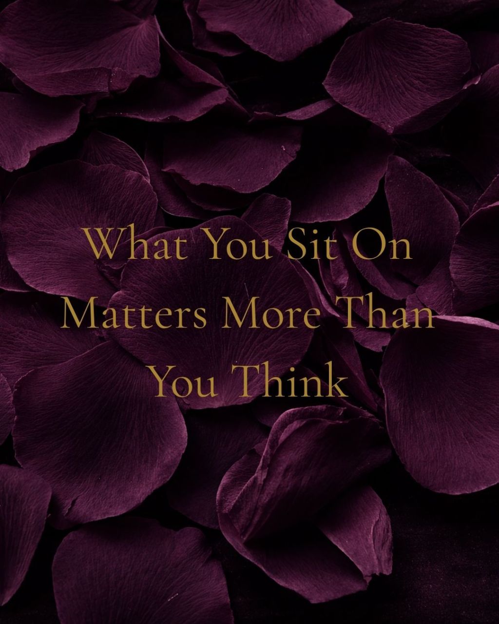 What You Sit On Matters More Than You Think
